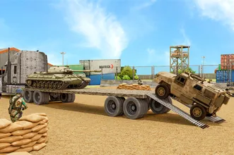 image bg Army Machine Transporter Truck