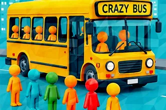 image bg Crazy Bus Car Jam Parking