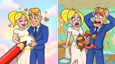 image bg Draw or Delete LoveStory